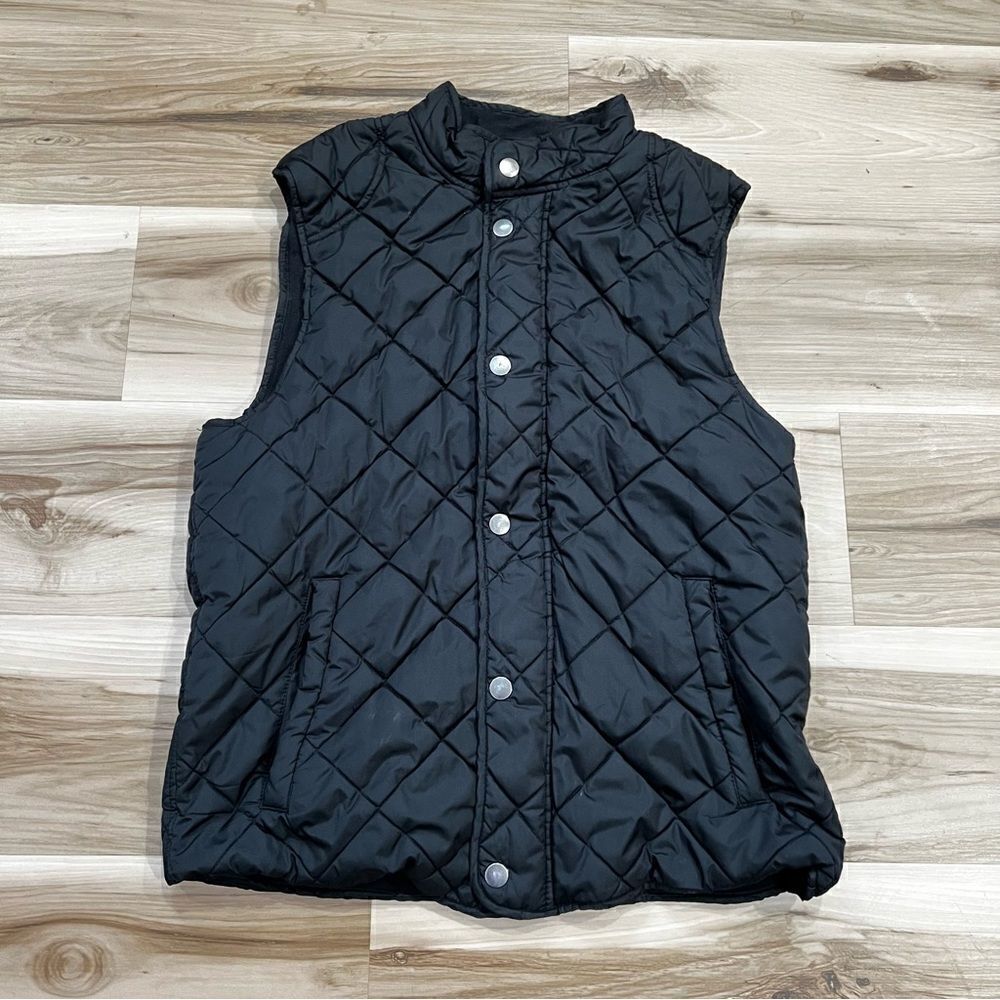 Gap Quilted Black Vest Women’s Small